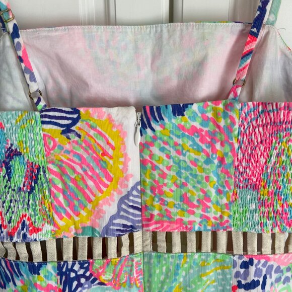 Lilly Pulitzer Girls Size 6 Romper Excellent Used Condition - Picture 4 of 16